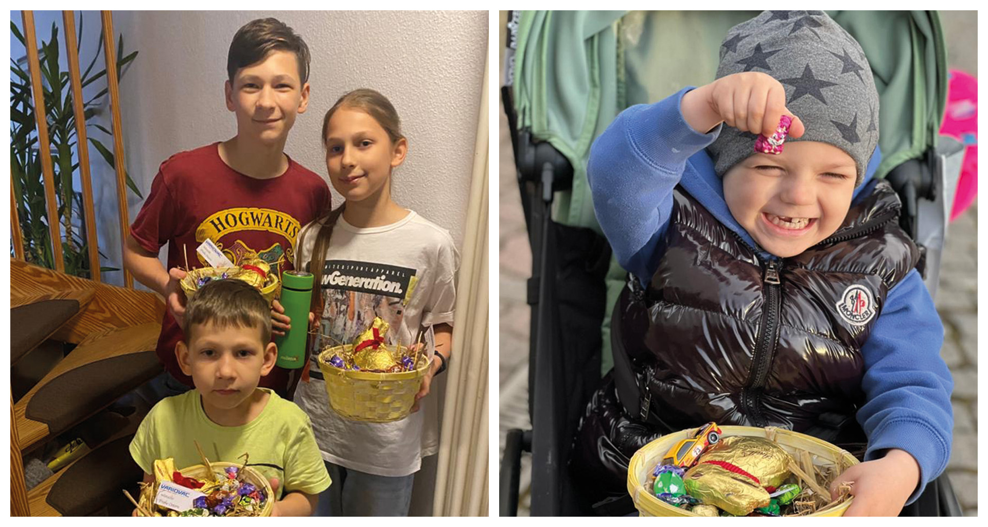 VARIOVAC Stiftung Osterkörbe für die Kinder